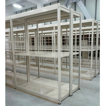 1790x450x1200mm/150kg/3段 スチール棚(連立用) エスコ
