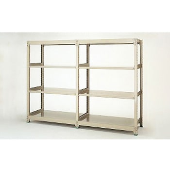 1790x450x1500mm/150kg/3段 スチール棚(連立用) エスコ