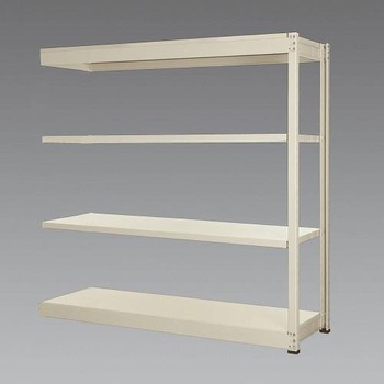 1790x450x1800mm/150kg/4段 スチール棚(連立用) エスコ