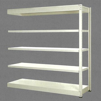 890x450x1200mm/150kg/4段 スチール棚(連立用) - エスコ