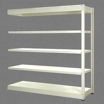 1790x600x1200mm/150kg/4段 スチール棚(連立用) エスコ