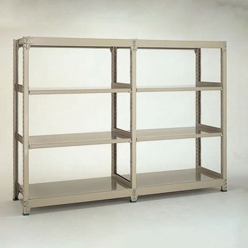 1790x600x1200mm/150kg/4段 スチール棚(連立用) エスコ