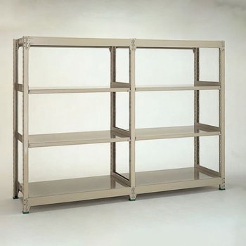 1490x450x1500mm/150kg/4段 スチール棚(連立用) エスコ