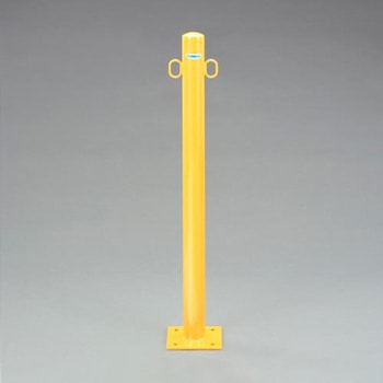 Φ76.3x850mm バリケードスタンド(スチール製・フック付) エスコ