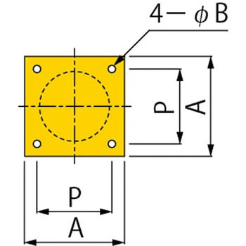 Φ60.5x850mm バリケードスタンド(スチール製) エスコ