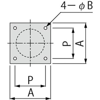 Φ76.3x850mm バリケードスタンド(ステンレス製・フック付) エスコ