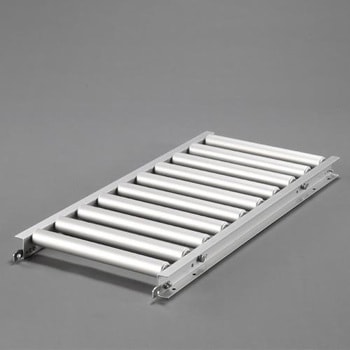 500x2000mm ローラーコンベアー(アルミ製) エスコ