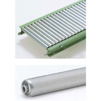 300x2000mm ローラーコンベアー(スチール製) エスコ