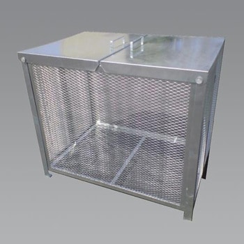 900x610x770mm/ 372L ダストボックス(ステンレス製) エスコ