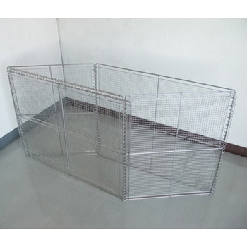 900x600x750mm/ 405L ダストボックス(ステンレス製) - エスコ