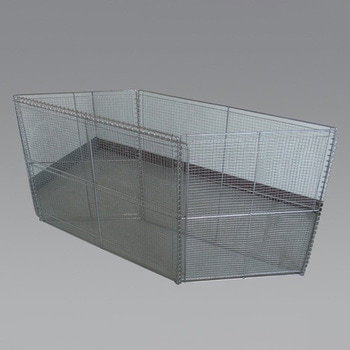 1200x600x650mm/ 468L ダストボックス(ステンレス製) エスコ