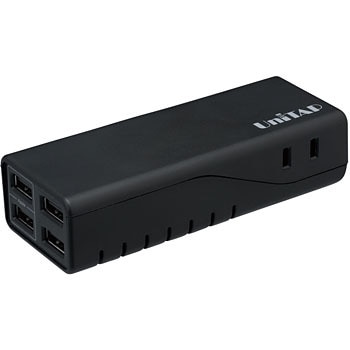 プリンストン USB給電ポート2ポート(最大2.4A)+電源タップ3口(最大 