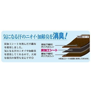 炭入り消臭羽毛布団収納ケース アイメディア
