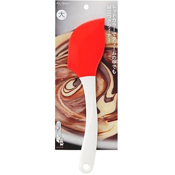 レッドカラーでクリームの中でも目立つクリーナー 貝印