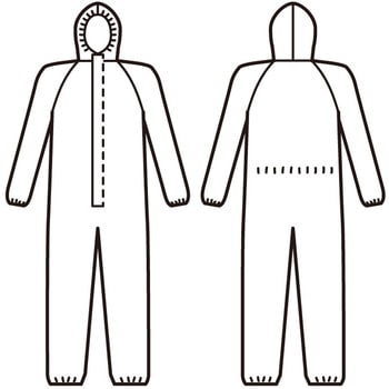 バリアーマン P3040 化学防護服｜製品情報｜日光物産株式会社