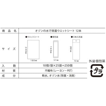 TEF0053 テフキーO3「オゾンの水で除菌ウェットシート」 アステップ