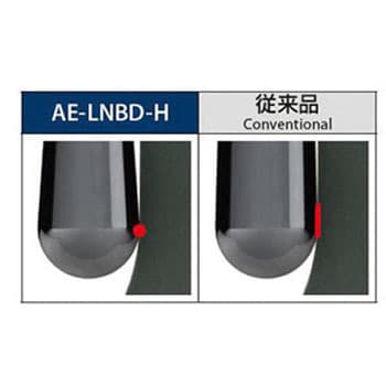 AE-LNBD-H R2×30×6 高硬度鋼用超硬エンドミル ロングネックボール