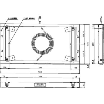 RG45システム収納庫専用ベース 生興