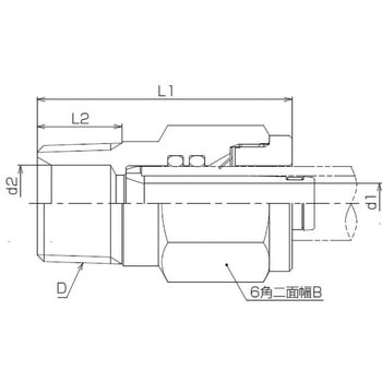 QSJ3オスアダプター - 前澤給装工業