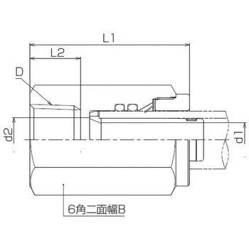 QSJ3メスアダプター 前澤給装工業