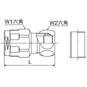 WJ35型 銅管変換アダプター オンダ製作所 樹脂管用継手 【通販モノタロウ】