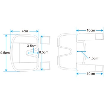 ニーブレースヒンジカバー DFG