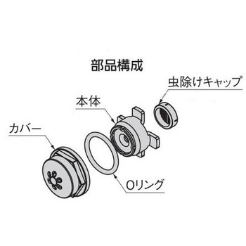 「CP-30-WGO-1」用虫よけキャップ TAKIGEN(タキゲン)