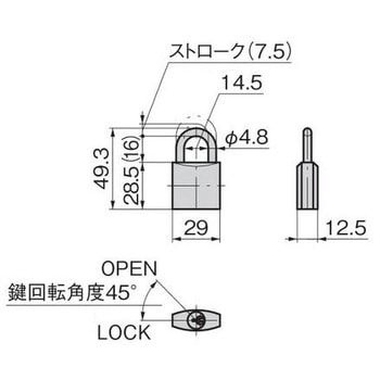 南京錠 TAKIGEN(タキゲン)
