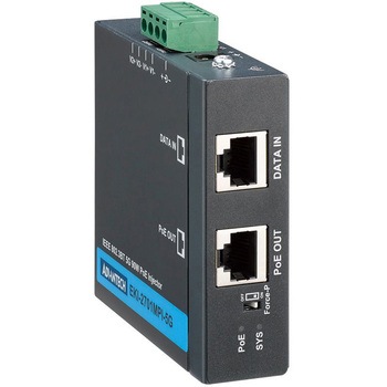 産業用イーサネット(PoE スプリッター+インジェクタ) 広範囲温度対応 Advantech(アドバンテック)