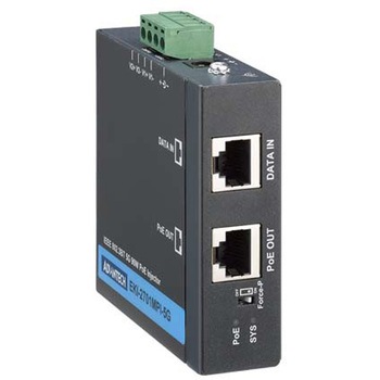 産業用イーサネット(PoE スプリッター+インジェクタ) 広範囲温度対応 Advantech(アドバンテック)