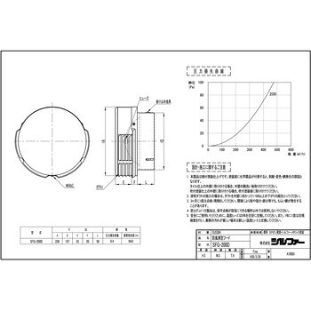 受注生産品につきキャンセル不可】KWD-200G 丸型防風板水切り付換気口