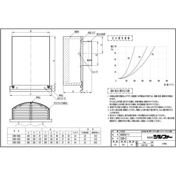 CRB-150D 防音深型フード CRB-D(防火ダンパー付) 1個 シルファー