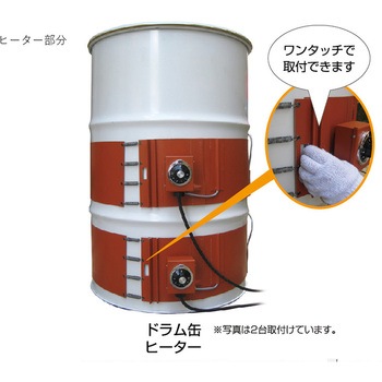 ドラム缶ヒーター断熱ジャケット付き スリーハイ