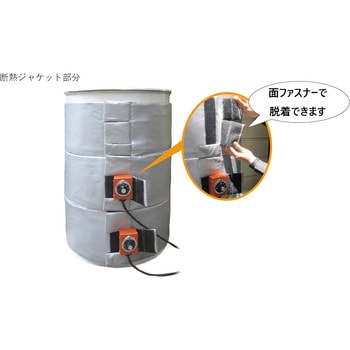 ドラム缶ヒーター断熱ジャケット付き スリーハイ