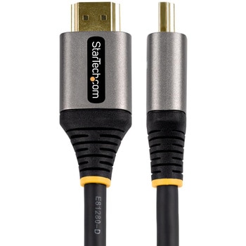 8K対応HDMI 2.1ケーブル/48Gbps対応ウルトラハイスピードHDMIケーブル/8K60Hz & 4K120Hz/HDR10 + eARC対応/HDMI認証ケーブル/柔軟なTPE被覆材 StarTech.com