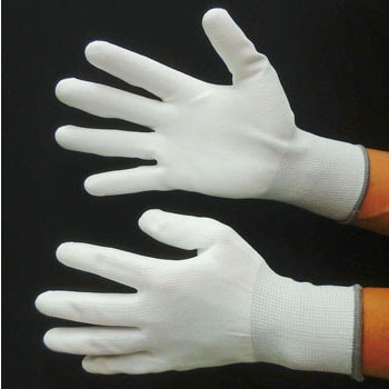 ウレタンメガ 白 10P 富士手袋工業(天牛) ポリウレタン 背抜き手袋