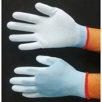ウレタンメガ ブルー 10P 富士手袋工業(天牛) ポリエステル手袋 品質管理・精密作業用 【通販モノタロウ】