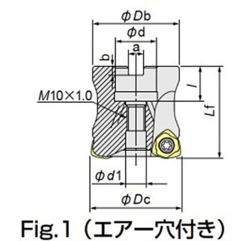 アルファ高送りラジアスミル TD6N形 (ボアタイプ・内径インチサイズ) MOLDINO(日立ツール)