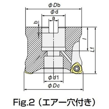 アルファ高送りラジアスミル TD6N形 (ボアタイプ・内径インチサイズ) MOLDINO(日立ツール)