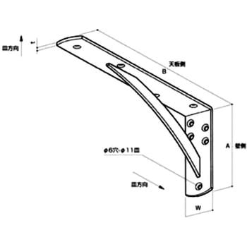 LY-836 カウンターブラケット 1組(2本) 水上(MIZUKAMI) 【通販サイト