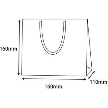 手提げ紙袋 カラーチャームバッグ HEIKO