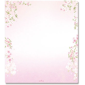 うす桜 色紙 1枚 日本ホールマーク 通販サイトmonotaro