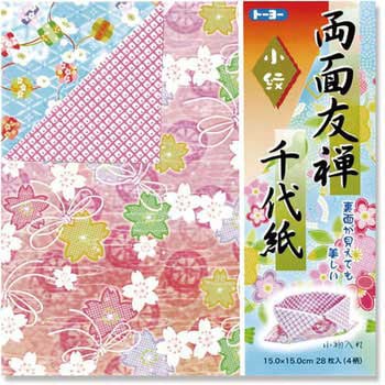 雑誌　帖面（１５冊） 010118 千代紙 両面友禅 15．0 小紋 1パック トーヨー 【通販