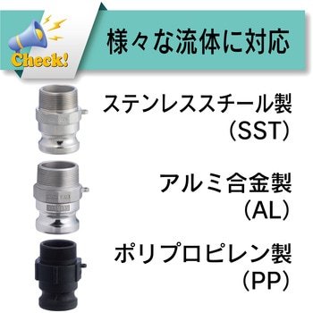 カムロック アダプター オネジ ブロンズ BR[633-FB] TOYOX(トヨックス)
