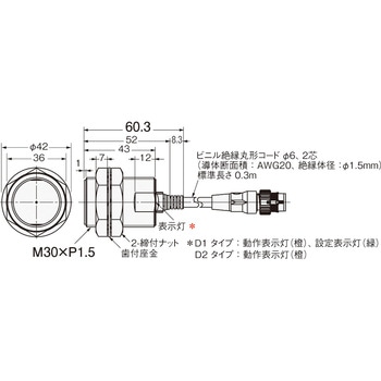 近接センサ E2EQ NEXTシリーズ E2EQ-X20D omron(オムロン)