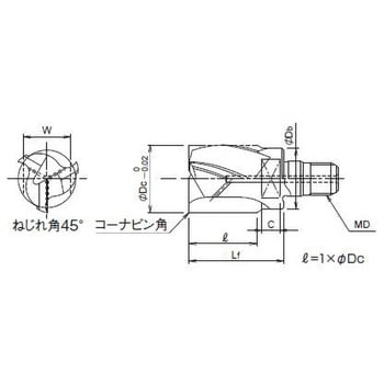 SMAL-3320-M16 ヘッド SMAL 1個 ダイジェット工業(DIJET) 【通販サイト