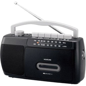 モノラルラジカセ ワイドFM対応 コイズミ