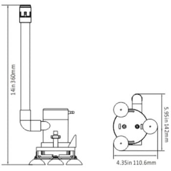 SEAFLO エアレーター(いけす)ポンプ シリーズ09 350GPH 12V SEAFLO(シーフロ)