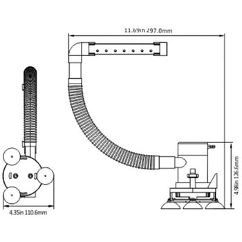 SEAFLO エアレーター(いけす)ポンプ シリーズ10 350GPH 12V SEAFLO(シーフロ)