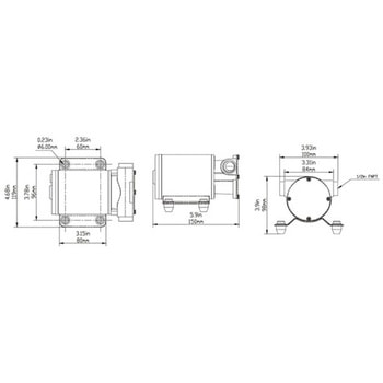 SEAFLO インペラーポンプ 8．0GPM 12V SEAFLO(シーフロ)